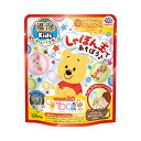 温泡 ONPO Kids わくわくバスボール くまのプーさん 80g おすすめ入浴剤 子供 こども バスタイム お風呂 バスグッズ ギフト 保湿 アース製薬 透明タイプ マスコット入 ディズニー 保湿対策