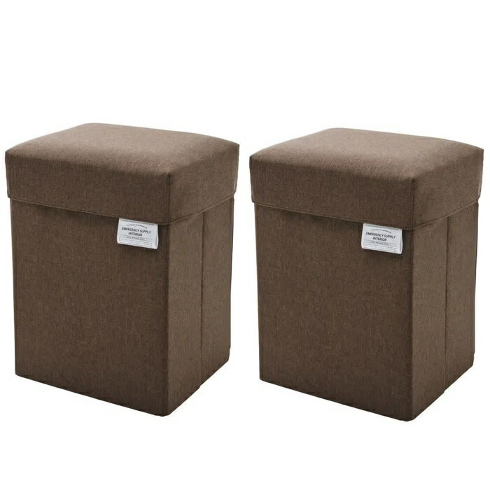 【2セット】 防災リュックになる玄関チェア ブラウン 防災グッズ リュック いす イス 椅子 腰掛け 簡易 緊急 持出し 防災対策 おすすめ コジット