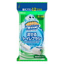 スクラビングバブル 流せるトイレブラシ フローラルソープ 替えブラシ 12個入 トイレ トイレ掃除 トイレ洗剤 使い捨て 清潔 カビ 黒ずみ ブラシ ジョンソン(3)