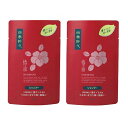 【2セット】 熊野油脂 四季折々 椿油シャンプー つめかえ用 450mL 詰め替え パウチ 保湿 パサつき 椿オイル セラミド ダメージケア シャンプー