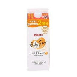 【2個セット】 全身泡ソープ しっとり詰替用 2回分 800ml×2セット ベビーソープ 赤ちゃん ベビー用品 ピジョン