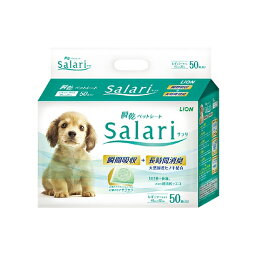 【6セット】 瞬乾ペットシート Salari サラリ レギュラー 50枚入り おしっこシート ペットシーツ トイレシート 犬トイレ ヒノキ イヌ 小型犬 消臭 ペットグッズ LION ライオン