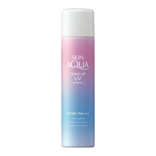 【2個セット】 スキンアクア トーンアップ UV スプレー SPF50 PA 70g ×2セットロート製薬 SKIN AQUA 日焼け止め 透明感 汗 水 紫外線 化粧下地 カラーコントロール