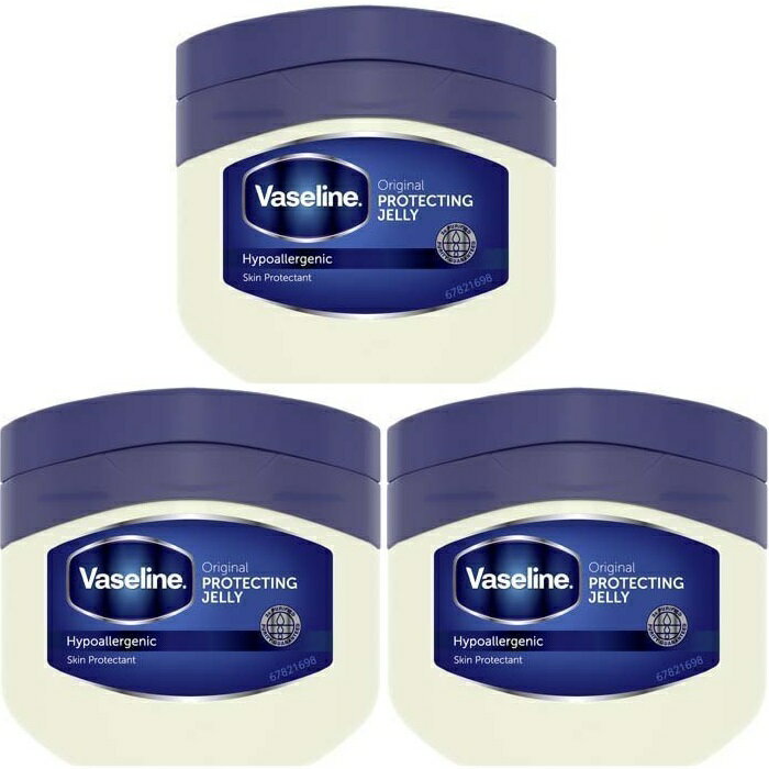 【3セット】 ヴァセリン オリジナル ピュアスキン ジェリー 80g Vaseline クリーム 無香料 無着色 防腐剤 無添加 乾燥 保湿 リップ 唇 顔 手 ハンドクリーム 赤ちゃん ベビー用品 保護 鼻まわり 摩擦保護 足 かかとケア ひじ ひざ カサカサ