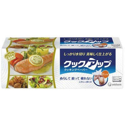 【マラソン中 P5倍】 ユニチャーム クックアップ クッキングペーパー 40枚 おすすめ クッキングペーパー キッチンペーパー キッチン用品 油ふき 水切り 落としぶた 厚手 油 天ぷら ペーパータオル 料理 破けない 使い捨て ふきん