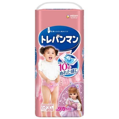 おむつ トレパンマン ピンク ビッグサイズ 30枚入り トレーニングパンツ オムツ パンツ 紙おむつ ...