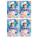 【マラソン中 P5倍】 【4セット】 ムーニー 水あそびパンツ ピンク ビッグ 3枚 水遊びパンツ ビッグサイズ おむつ 水着 ベビー オムツ パンツ プール ...