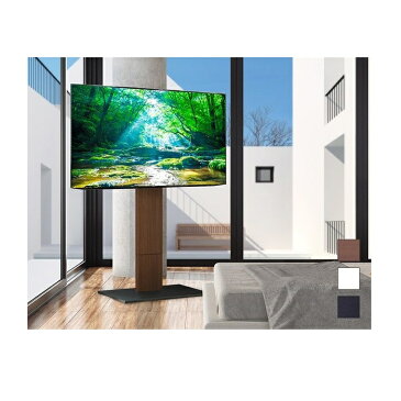 グッドデザイン賞受賞 テレビ台 WALLインテリアテレビスタンドS1 ハイタイプ 32~80v対応 大型テレビ対応 自立型 テレビボード テレビラック TVスタンド 背面収納 コード収納 ホワイト 白 ブラック 黒 ウォールナット ブラウン EQUALS イコールズ