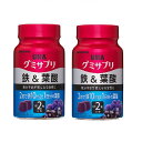  グミサプリ 鉄＆葉酸 ボトル 30日分 60粒 グミサプリ UHA味覚糖 栄養 1日2粒 アサイーミックス味 健康管理 毎日 続けられる 野菜 果物 不足 栄養不足 鉄分 葉酸 簡単 おいしい 食品 オススメ 約1ヶ月分 ボトルタイプ 食べやすい お手頃 お手軽