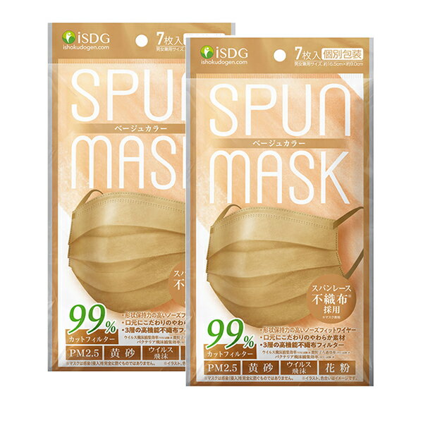 【2セット】 SPUN MASK ベ