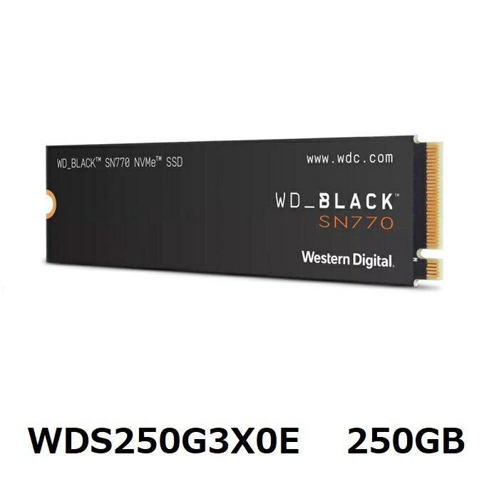 【ワンダフルデー 全品 P5】 SSD 250GB Western Digital WD BLACK 250GB WDS250G3X0Eウエスタンデジタル PC パソコン 業務効率化 M.2 2280 並行輸入品