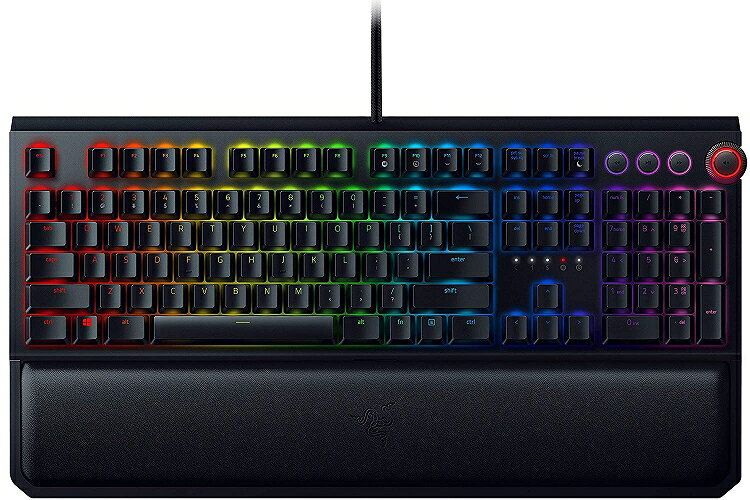 【マラソン中 5/10までP5倍】 Razer ゲーミング キーボード RZ03-02621800-R3M1 英語配列レイザー メカニカル Black Widow Elite Orange Switch