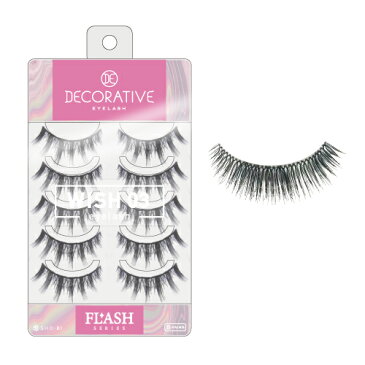 【送料無料】 DECORATIVE　EYELASH FLASH WISH03 上まつ毛用 つけまつげ デコラティブアイラッシュ SE49060