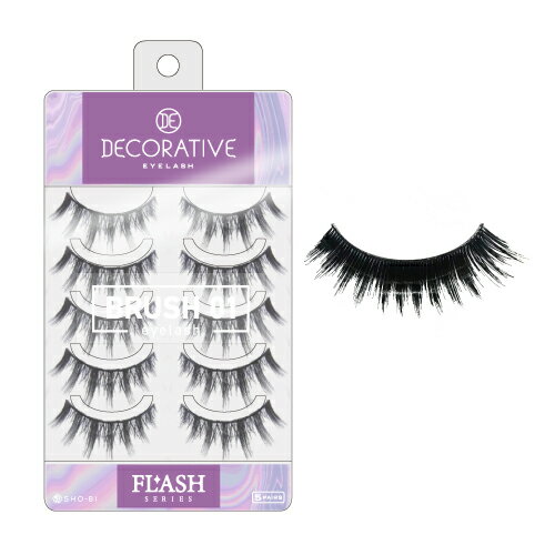 【2/1火曜限定★P10倍★11%OFFクーポンもエントリーで!】【送料無料】 DECORATIVE EYELASH FLASH BRUSH01 上まつ毛用 つけまつげ デコラティブアイラッシュ SE49064