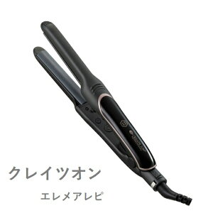 【送料無料】 CREATE ION クレイツ イオン エレメアレピ SSIE-G12PRO ヘアアイロン ショートヘア コテ ストレートアイロン カール 長時間 ストレートヘア ダメージレス 温度調節 海外兼用 時短 ショート ヘアアレンジ セルフアレンジ