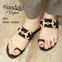 イルサンダロ オブ カプリ il sandalo of capri サンダル トゥリング フラット ビット ゴールド スエード トング 058TOE 2013 ...