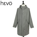 【国内正規品】 Hevo イーヴォ メンズ コート モッズ ロング丈 ウール 軽量 フーデッド ALTAMURA ミリタリー 0503 グレー