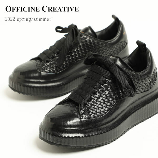 OFFICINE CREATIVE オフィチーネ クリエイティブ レディース スニーカー ローカット レースアップ レザー 厚底 イン…