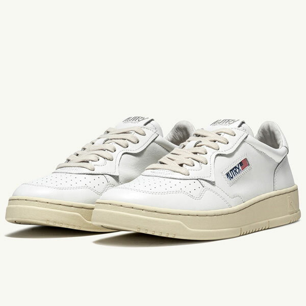 AUTRY オートリー レディース 靴 スニーカー ローカット レザー レースアップ MEDALIST LEAT/LEAT コートシューズ AULW-LL15 WHT/WHT ホワイト/ホワイトのサムネイル