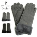 【国内正規品】emu エミュー シープスキン グローブ ムートン レディース Apollo Bay Gloves BLACK ブラック DARK GRAY ダー...
