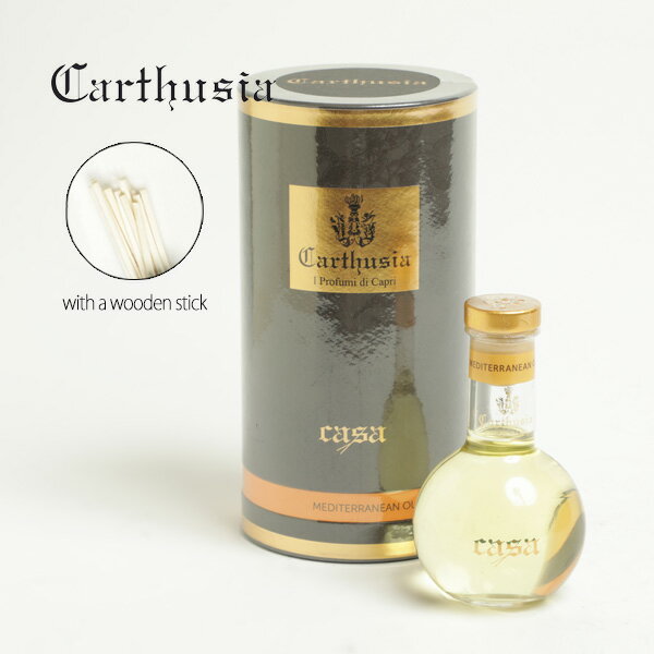 CARTHUSIA カルトゥージャ カルトゥージア ルームフレグランス ディフューザー スティック Diffuser 100ml MEDITERRANEAN OUD メディテラニアン ウード