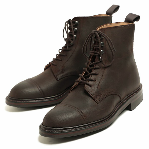 CROCKETT＆JONES クロケット＆ジョーンズ ブーツ CONISTON コニストン ラウンドトゥ スエード ラフアウトレザー リッジウェイソール レースアップ DARK BROWN ダークブラウン カントリー 325E