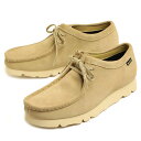 Clarks クラークス シューズ Wallabee GTX ワラビー メンズ ゴアテックス スエード ラバーソール 防水 26172074 ローカット レースアップ Vibramソール MAPLE メープル