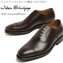 Jalan Sriwijaya ジャラン スリウァヤ シューズ クォーターブローグ カーフ レザー レースアップ 11120 98409 DARK BROWN ダークブラウン ダイナイトソール