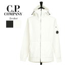 シーピーカンパニー C.P.COMPANY メンズ パーカー ニット ナイロン リサイクル ジップ 16CMKN047A 005367M Cotton Mixed Hooded Knit Chrome-R BLACK ブラック GAUZE WHITE ホワイト CPCOMPANY