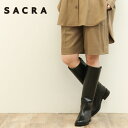 SACRA サクラ レディース ショーツ ワイド ウール Super 120's フラノ ストレッチ ツープリーツ SUPERIOR LIGHT FLANO S...