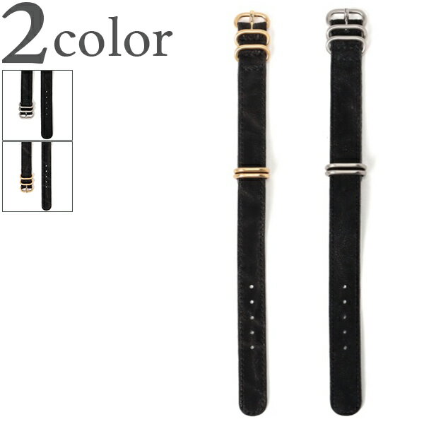 ڥӡॹFǥ쥯 ʿᥳܥǥ롪THE SOLE  ȥå  NATO ٥ ե 쥶 ݳ NATO-EL BLACK/GOLD BLACK/SILVER 18mm 20mm