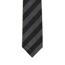 THE SOLE ザ ソール ネクタイ レジメンタル ストライプ シルク 総柄 8cm幅 TS-TIE8-RIG TM001 BLACK/GRAY ブラック グ...
