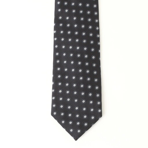 THE SOLE ザ ソール ネクタイ 小紋柄 シルク ツイル 8cm幅 TS-TIE8-FAN001 NAVY ネイビー グレー ザソール THE SOLE ザ ソール ネクタイ 小紋柄 シルク ツイル 8cm幅 TS-TIE8-FAN001 NAVY ネイビー グレー ザソール