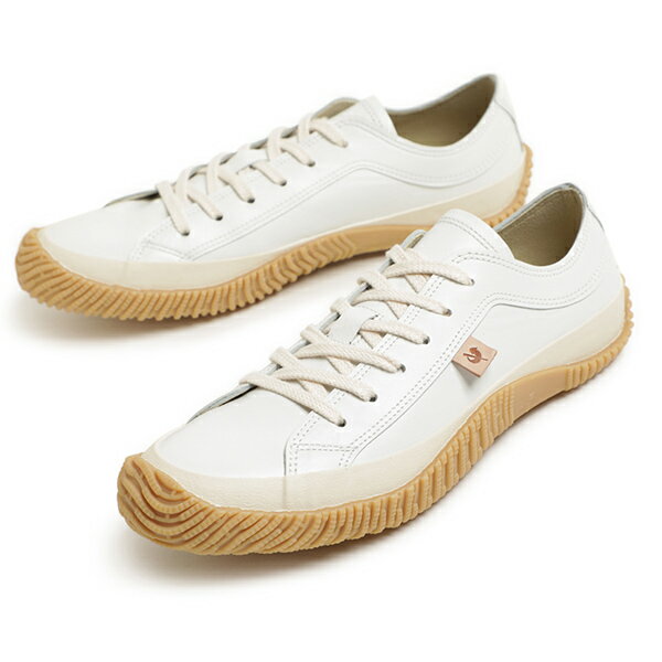 【新色】スピングルムーブ SPINGLE MOVE レディース スニーカー レザー カンガルー SPM-110 WHITE/BEIGE ホワイト