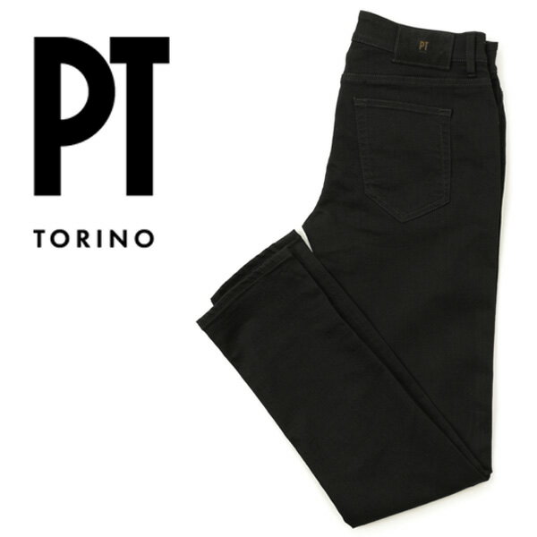 【国内正規品】PT TORINO DENIM ピーティートリノ メンズ デニム スーパースリム ワンウォッシュ SWING SUPER SLIM FIT OA3120 DK76 ブラック