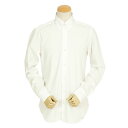 バルバ ビジネスシャツ メンズ BARBA バルバ メンズ シャツ タブカラー コットン 長袖 ラウンドカフス ブロード I1U68P01PZ1800 WHITE ホワイト