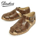 パラブーツ サンダル メンズ パラブーツ Paraboot パシフィック PACIFIC サンダル グルカ レザー リス SPORTソール 123304 NATUREL ブラウン