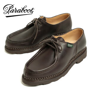 【国内正規品】PARABOOT パラブーツ MICHAEL ミカエル レディース チロリアンシューズ リス レザー レースアップ ラバーソール 721213 CAFE ダークブラウン