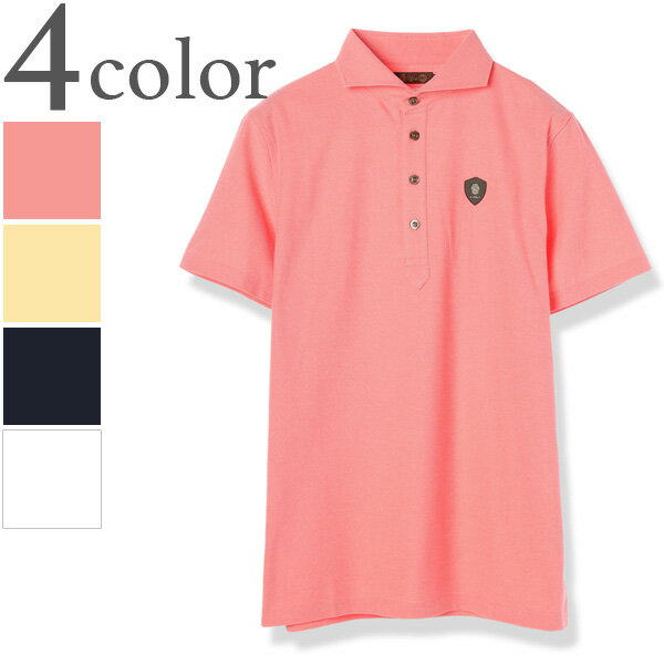 Felisi GOLF フェリージ ゴルフ MS HORIZONTAL SHIRT ホリゾンタルカラー コットン ポロシャツ 半袖 FLG631M03 FLG001M03 ネイビー/レッド/ホワイト/イエロー