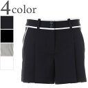 BRIEFING ブリーフィング レディース WOMENS SEERSUCKER PLEATS SHORT PANTS シアサッカー ストレッチ ショートパンツ BRG231W44 BLACK / ブラック NAVY / ネイビー WHITE / ホワイト GRAY / グレー