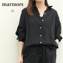 marmors マルモア シャツ レディース ブラウス タンクトップ 長袖 キュプラ レギュラーカラー ワイヤー wire shirt tank top 022...