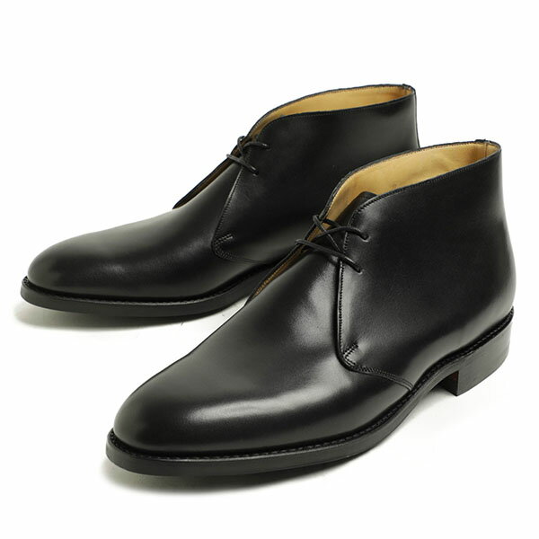 Lloyd Footwear ロイドフットウェア ブーツ チャッカ プレーントゥ カーフ ダイナイトソール Vシリーズ 2アイレット 1224 EW10 BLACK ブラック