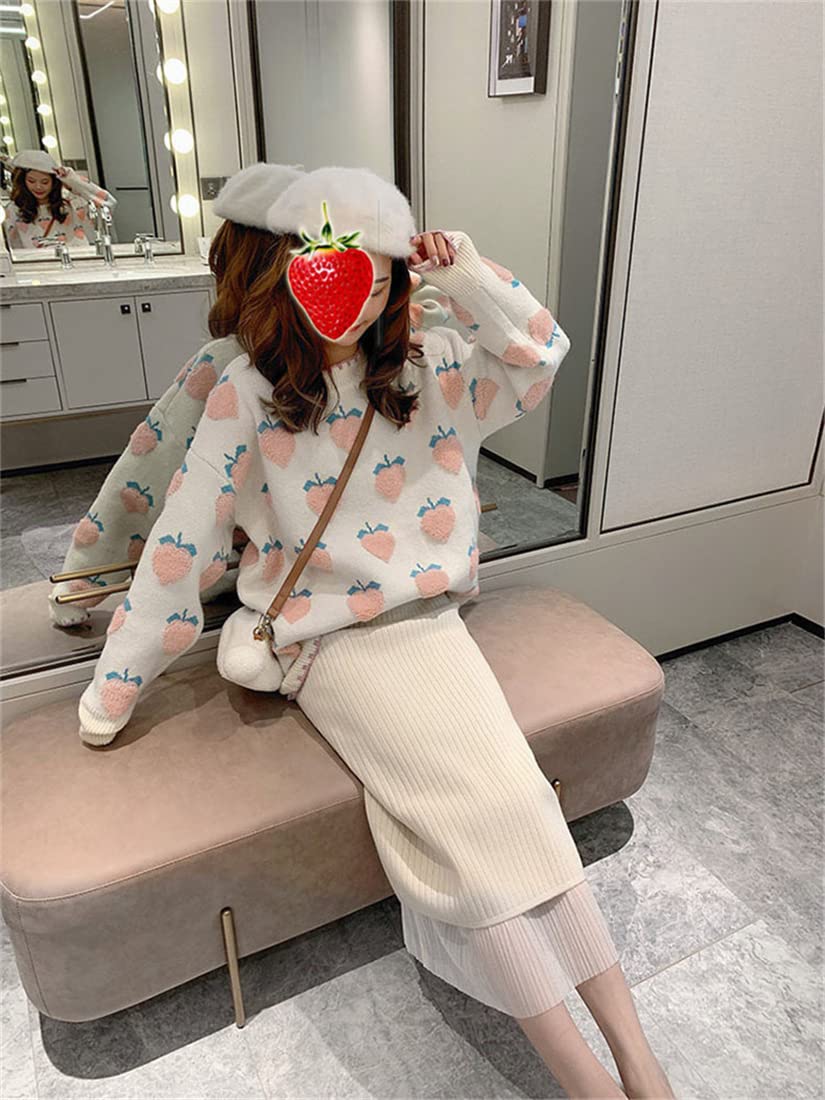 可愛いセーター ニットセーター レディース ウールセーター リブセーター 冬セーター ニットトップス ..