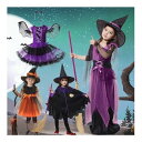 ハロウィン衣装 ワンピース お化け デビル 帽子付き キッズ 子供コスプレ 魔女 ウィッチ 女の子 魔法使い コスチューム 孫 ギフト 学園祭 文化祭 演出服