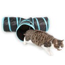 猫 キャットトンネル おもちゃ 3通 ペット玩具 おもちゃ 折りたたみ式