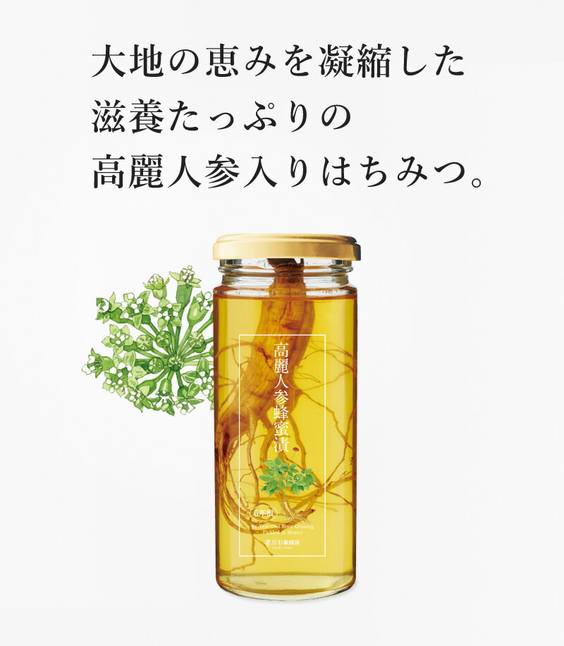 人参漬 280g（はちみつ漬け） | はちみつ 蜂蜜 ハチミツ お歳暮 お歳暮ギフト 贈答用 退職 お礼 退職祝い 忘年会 新年会 贈答品のサムネイル