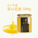 カナダ産 菜の花蜜 瓶入り500g | はちみつ 蜂蜜 ハチミツ お歳暮 お歳暮ギフト 贈答用 退職 お礼 退職祝い 忘年会 新年会 贈答品