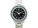 【中古】セイコー SEIKO グランドセイコー SBGE201 9R66-0AA0 SS スプリングドライブ GMT ブラック文字盤 自動巻 メンズ 腕時計 メーカーOH済