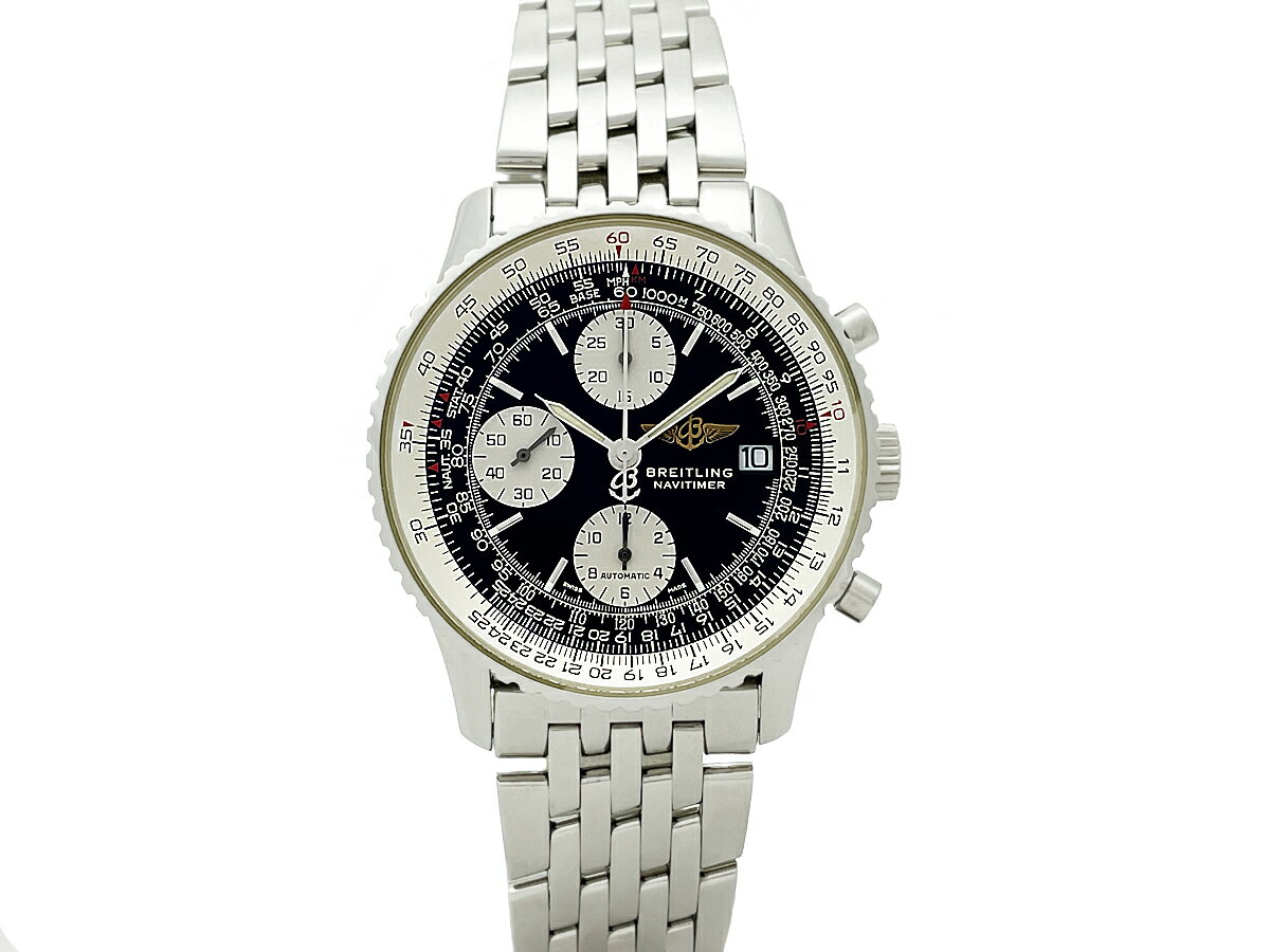 【中古】ブライトリング BREITLING オールドナビタイマー A13322 クロノグラフ メンズ 腕時計 自動巻き 仕上げ済