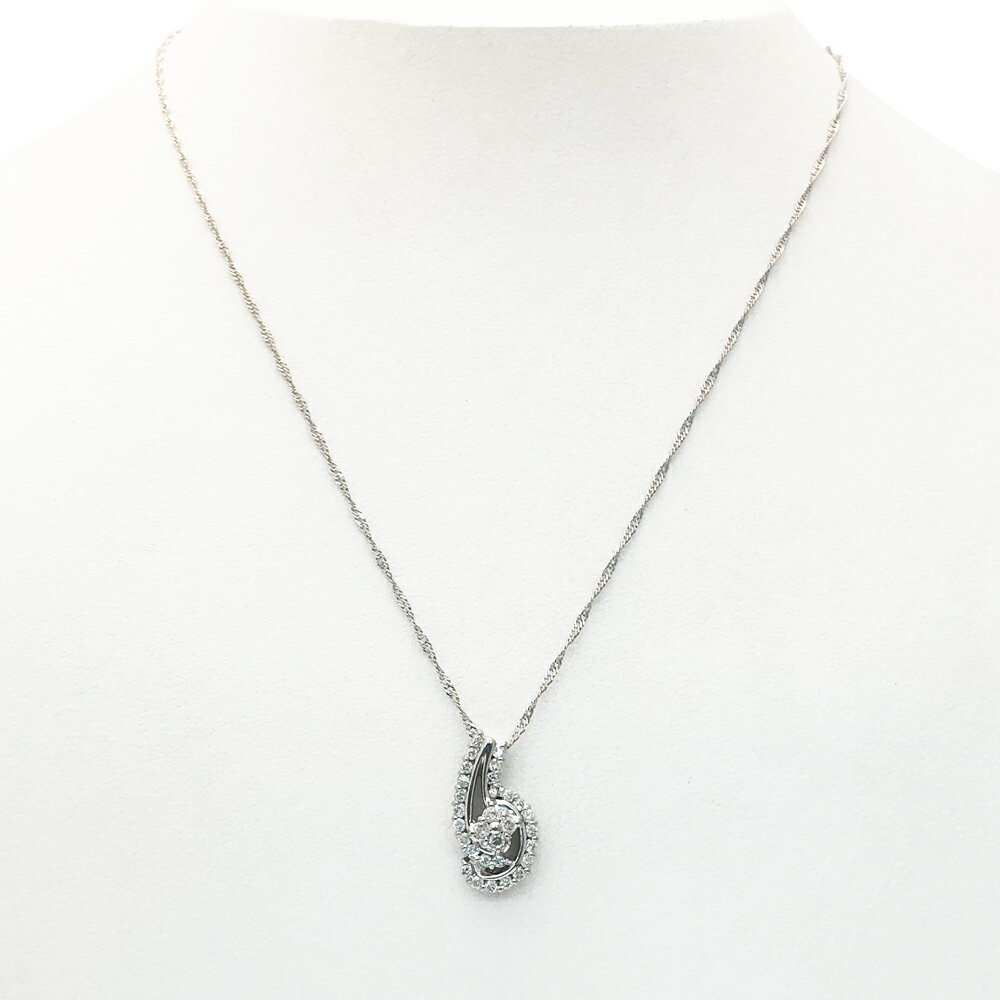 新しいコレクション Pt850 ダイヤ ネックレス D 0.50ct 4.8g 【楽天 ...